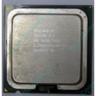Процессор Intel Celeron D 326 (2.53GHz /256kb /533MHz) SL98U s.775 (Нижний Тагил)